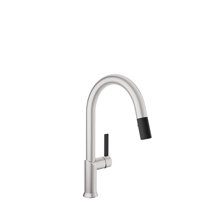 Baril Single-hole kitchen faucet with 2-function pull-down spray