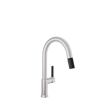 Baril Single-hole kitchen faucet with 2-function pull-down spray