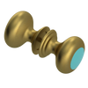 Rubinet Shower Door Knob (set) Antique Brass Matt