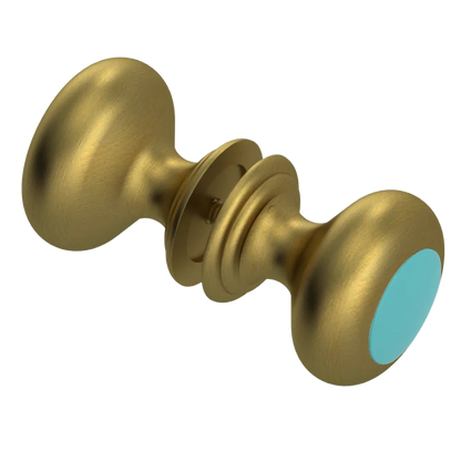 Rubinet Shower Door Knob (set) Antique Brass Matt