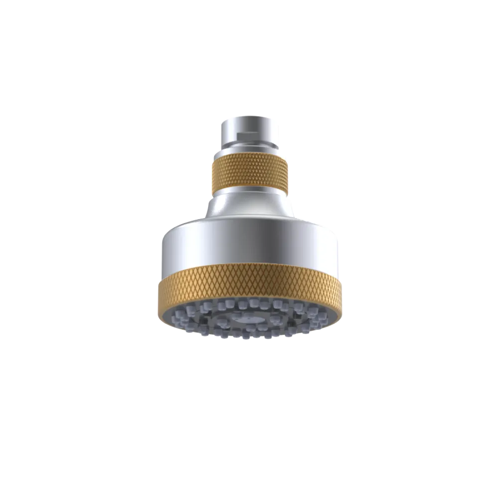 Rubinet 3 FUNCTION SHOWER HEAD Satin Chrome