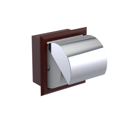 Rubinet RECESSED TOILET PAPER HOLDER Bordeaux