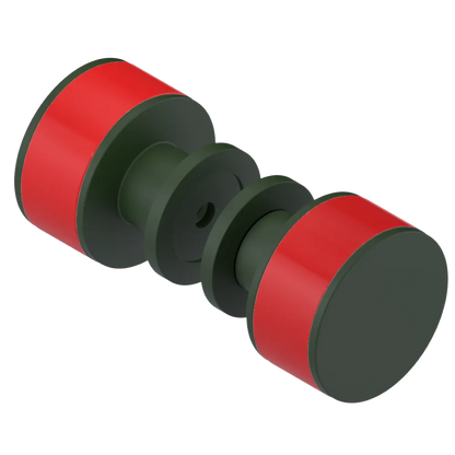 Rubinet Shower Door Knob (set) Green Envy