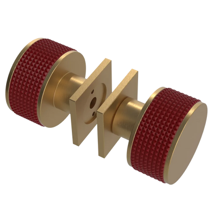 Rubinet Shower Door Knob (set) Satin Gold