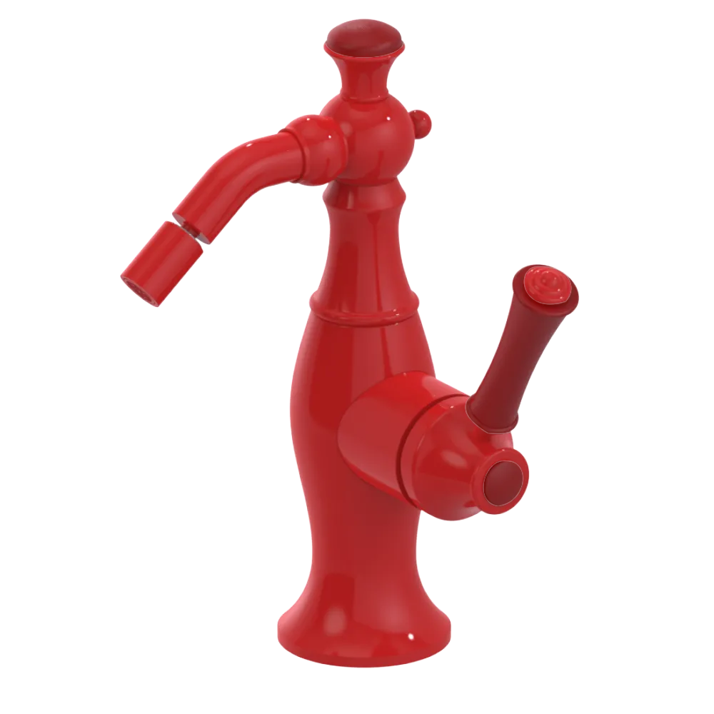 Rubinet Single Control Bidet Fitting (less drain) Red
