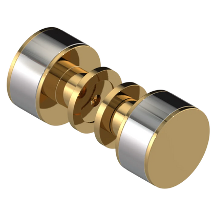 Rubinet Shower Door Knob (set) Gold