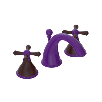 Rubinet Widespread Lav. Set. (less drain) Purple Haze