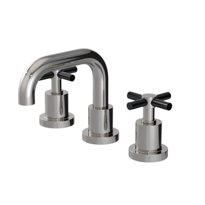 Rubinet Widespread Lav. Set. (less drain) Polished Nickel