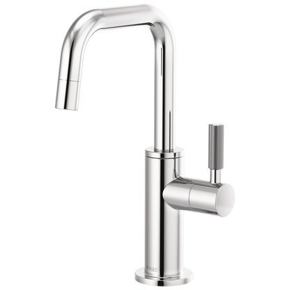 Brizo Beverage Faucet With Square Spout And Knurled Handle