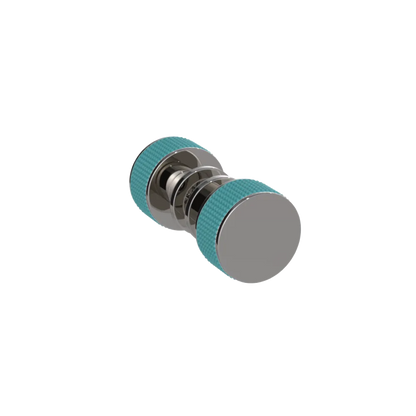 Rubinet Shower Door Knob (set) Polished Nickel
