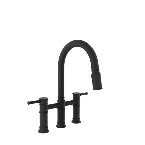 Baril Bridge kitchen faucet with 2-function pull-down spray