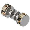 Rubinet Shower Door Knob (set) Polished Nickel