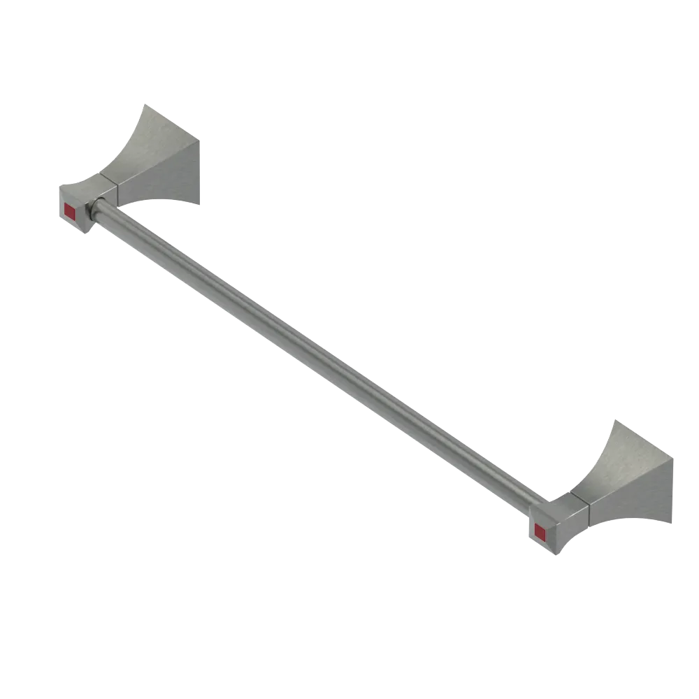 Rubinet Towel Bar 18" Satin Nickel