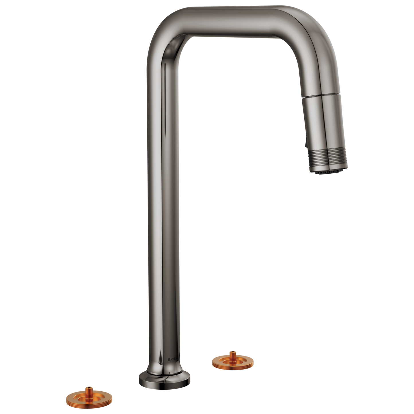 Brizo Widespread Pull Down Faucet With Square Spout Less Handles