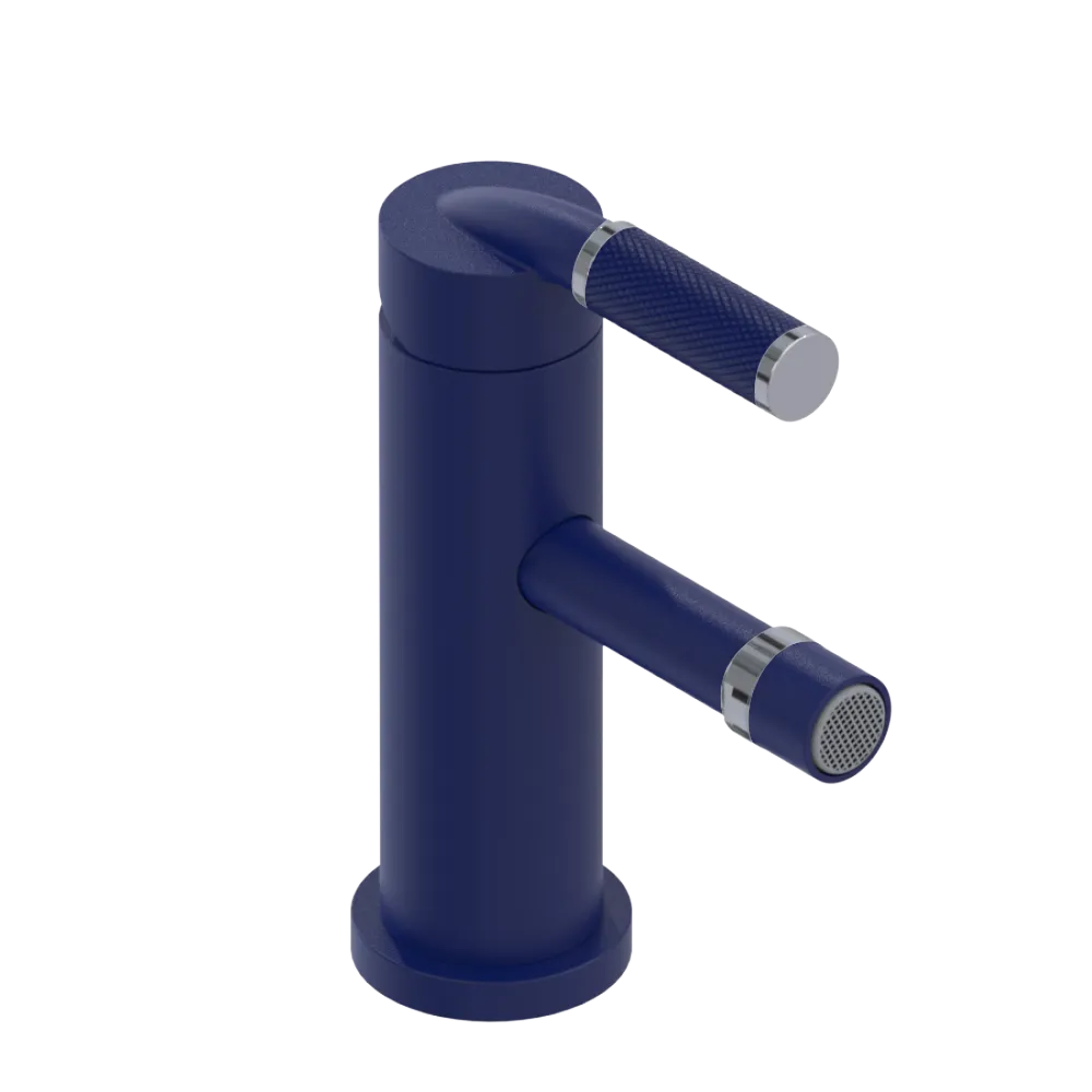 Rubinet Single Control Bidet Fitting (less drain) Midnight Blue