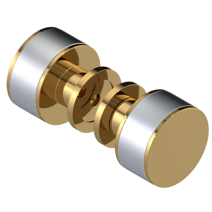 Rubinet Shower Door Knob (set) Gold
