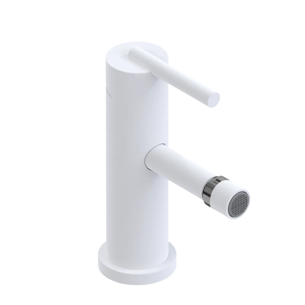 Rubinet Single Control Bidet Fitting (less drain) Matt White