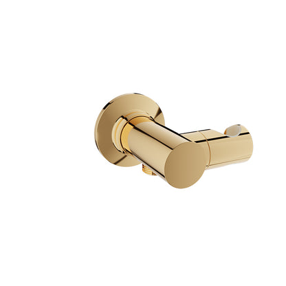 Baril Wall-mounted hand shower holder and supply elbow