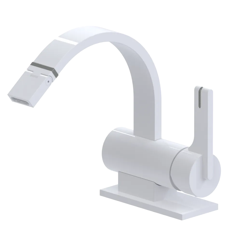 Rubinet Single Control Bidet Fitting (less drain) White
