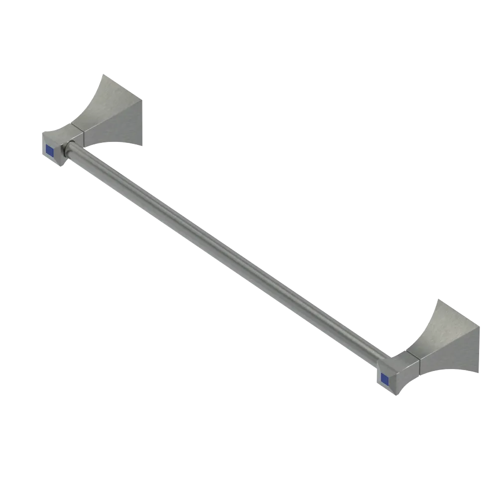 Rubinet Towel Bar 18" Satin Nickel