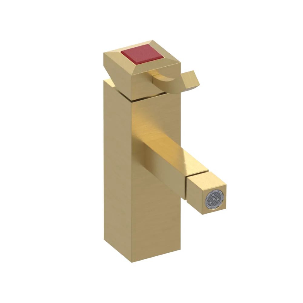 Rubinet Single Control Bidet Fitting (less drain) Satin Brass