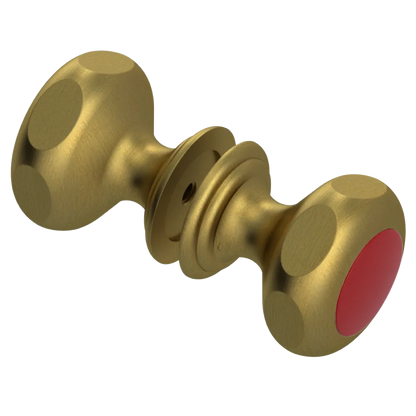 Rubinet Shower Door Knob (set) Antique Brass Matt