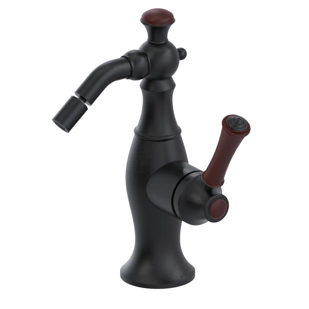 Rubinet Single Control Bidet Fitting (less drain) Matt Black