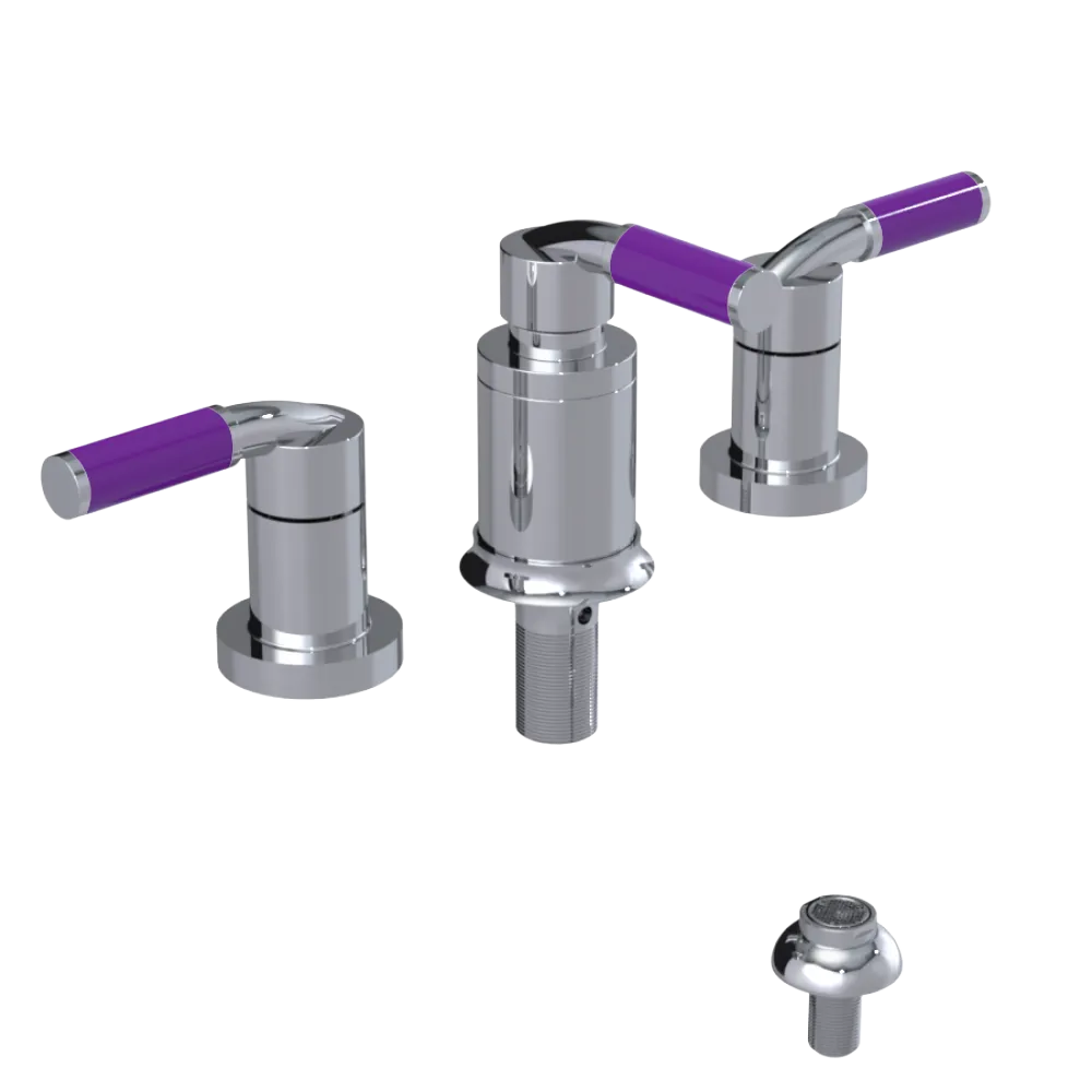 Rubinet Bidet Fitting with Spray, Diverter, and Vacuum Breaker (less drain) Chrome