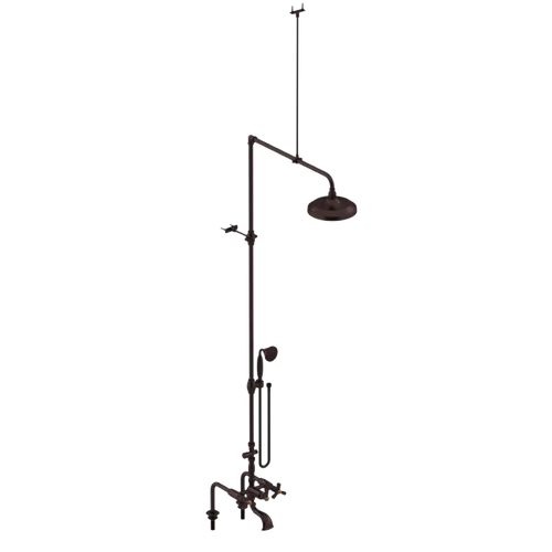 Rubinet Deck Mount Tub & Shower with Hand Held Shower Oil Rubbed Bronze