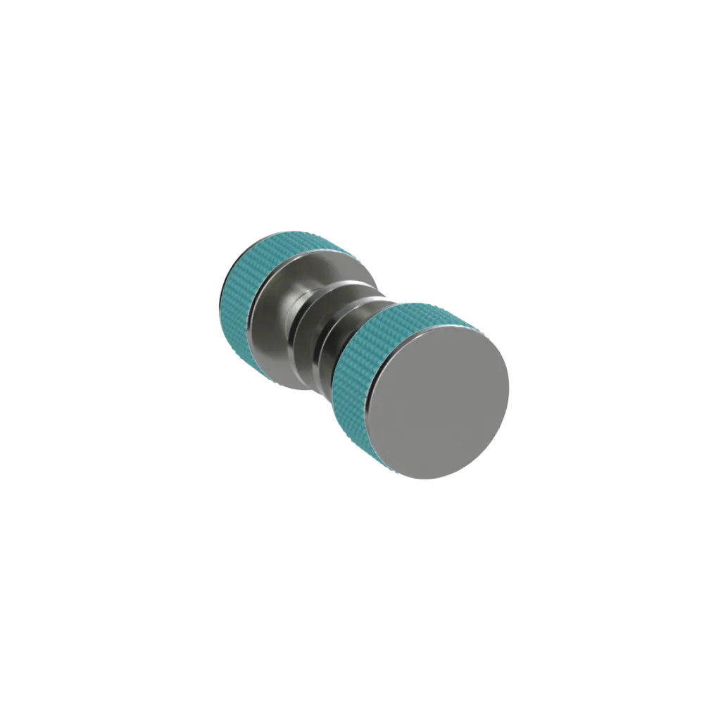 Rubinet Shower Door Knob (set) Satin Nickel
