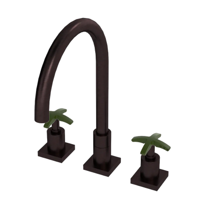 Rubinet Widespread Kitchen Set Oil Rubbed Bronze