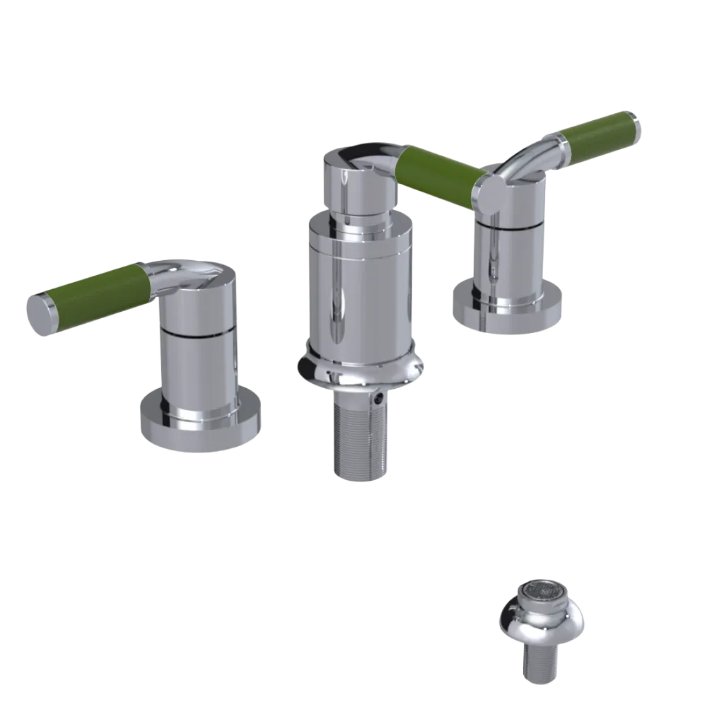 Rubinet Bidet Fitting with Spray, Diverter, and Vacuum Breaker (less drain) Chrome