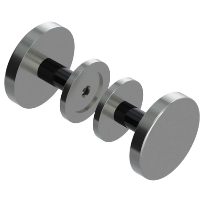 Rubinet Shower Door Knob (set) Satin Nickel
