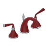 Rubinet Widespread Lav. Set. (less drain) Maroon