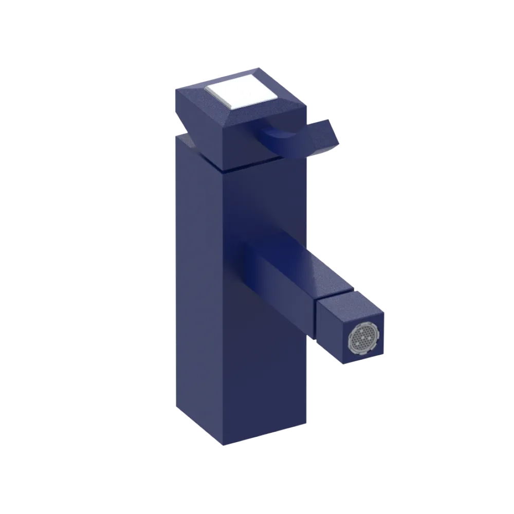 Rubinet Single Control Bidet Fitting (less drain) Midnight Blue