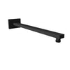 Baril 16" rectangular wall-mounted shower arm