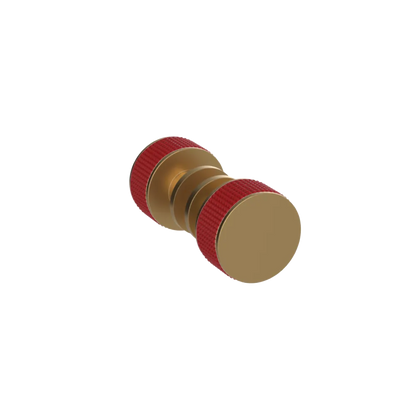 Rubinet Shower Door Knob (set) Satin Gold