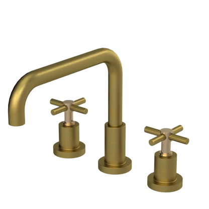 Rubinet Widespread Kitchen Set Antique Brass Matt