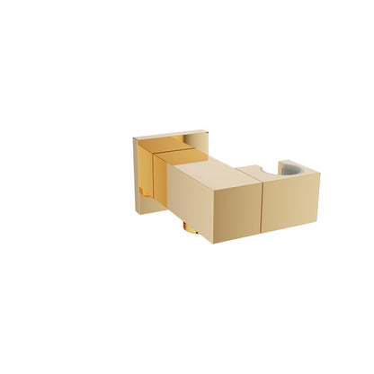 Baril Wall-mounted hand shower holder and supply elbow