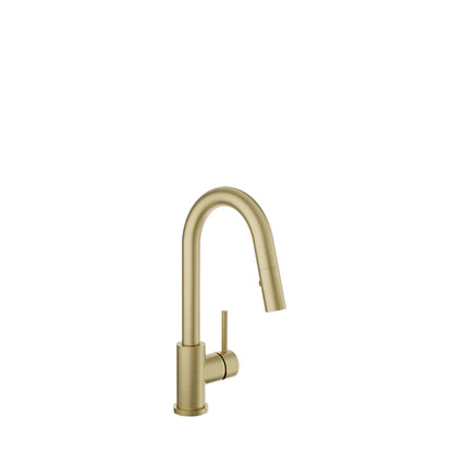 Baril Single-hole bar / prep kitchen faucet with 2-function pull-down spray