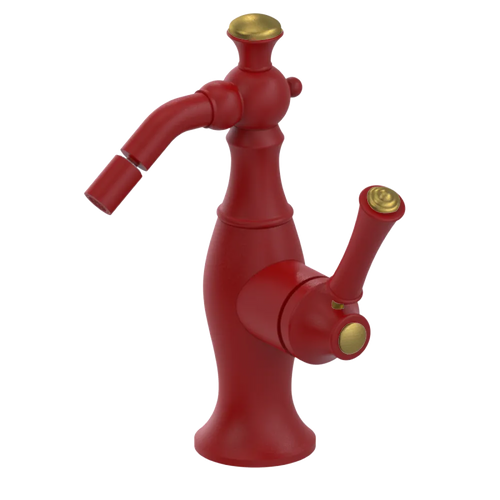 Rubinet Single Control Bidet Fitting (less drain) Maroon