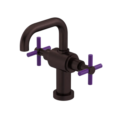 Rubinet Single Hole Dual Handle Lav. Set. (less drain) Oil Rubbed Bronze