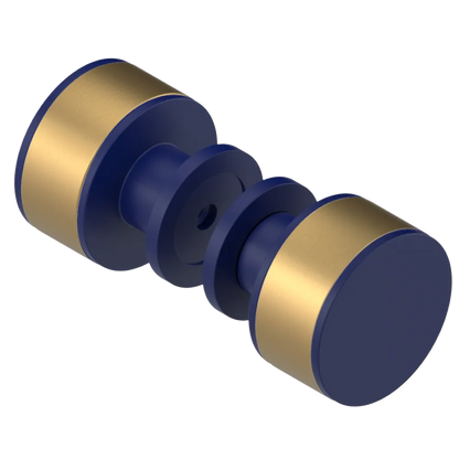 Rubinet Shower Door Knob (set) Midnight Blue