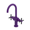 Rubinet Single Hole Dual Handle Lav. Set with LaSalle Spout (less drain) Purple Haze