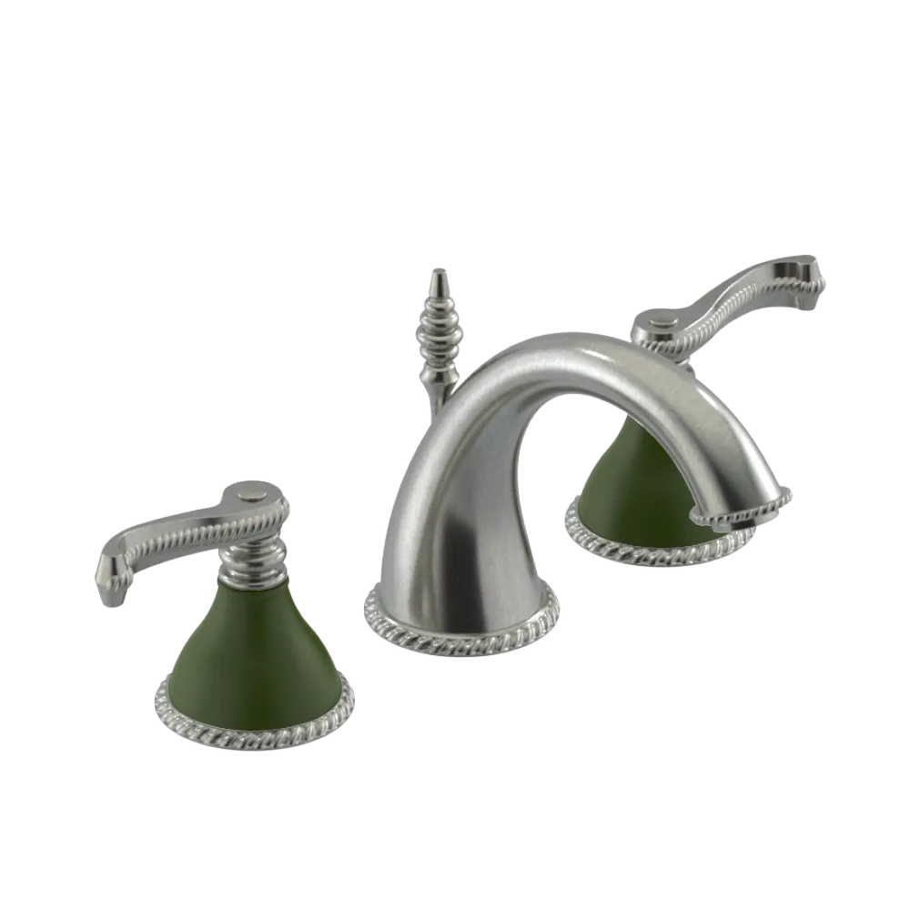 Rubinet Widespread Lav. Set. (less drain) Satin Nickel