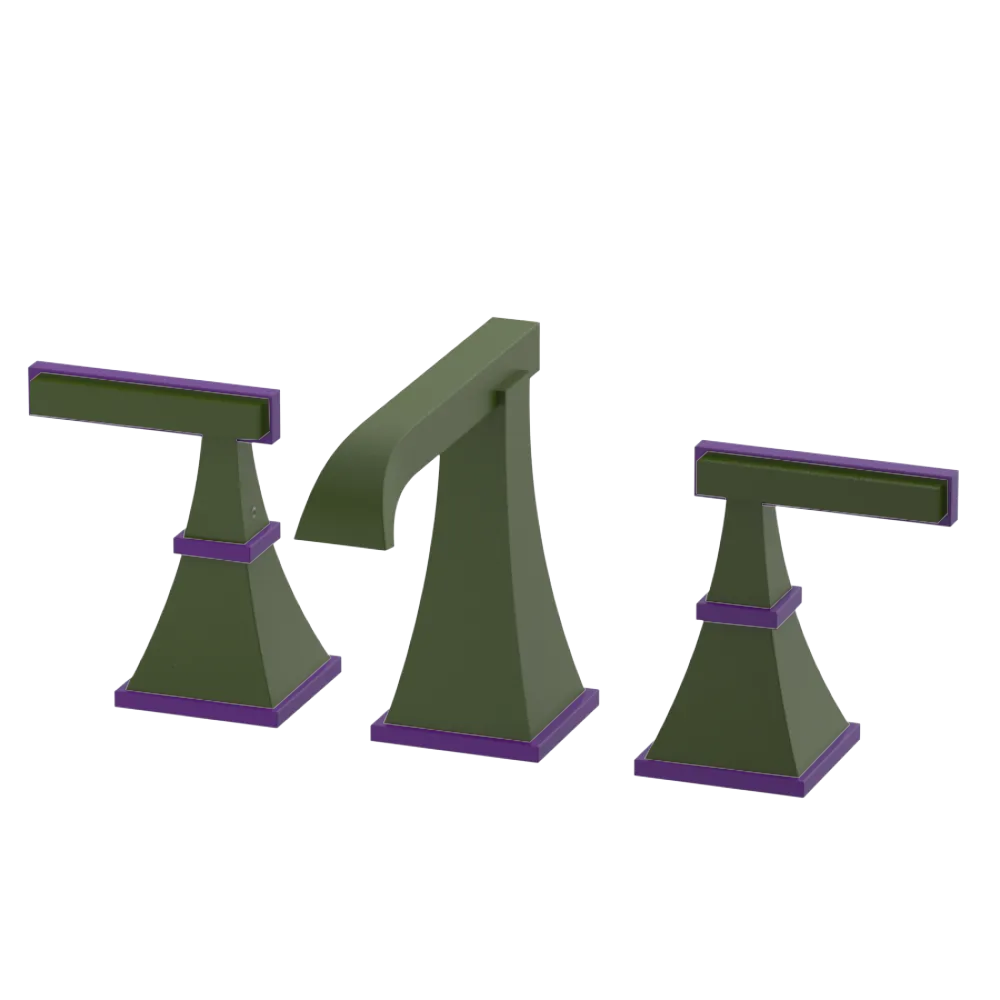 Rubinet Widespread Lav. Set. (less drain) Green Envy