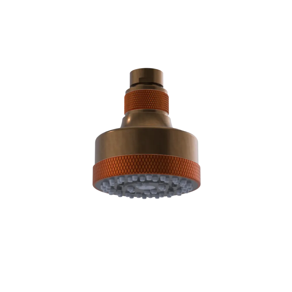 Rubinet 3 FUNCTION SHOWER HEAD Tuscan Brass