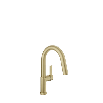 Baril Single-hole bar / prep kitchen faucet with 2-function pull-down spray