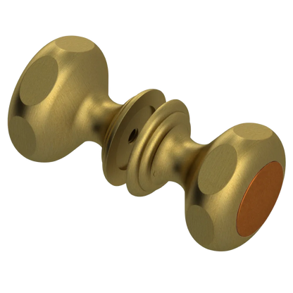 Rubinet Shower Door Knob (set) Antique Brass Matt