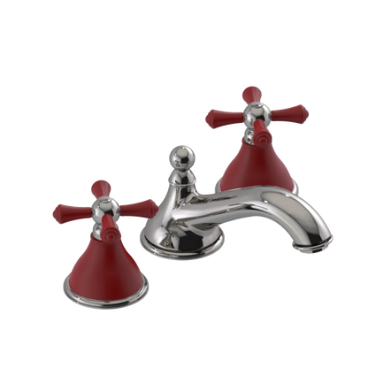 Rubinet Widespread Lav. Set. (less drain) Polished Nickel